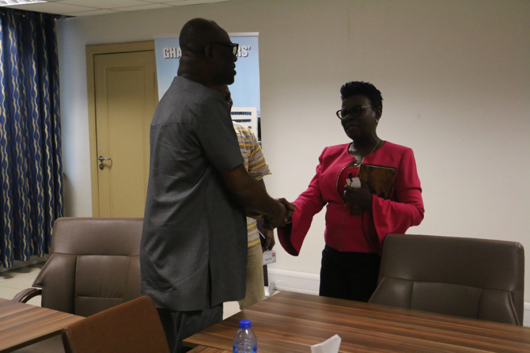 MS BENONITA BISMARCK CONGRATULATES NEW ELECTED NATIONAL EXECUTIVES OF GHANA UNION OF TRADE ASSOCIATION (GUTA)