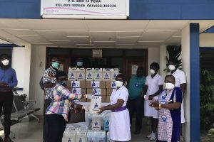 Management of GSA donates items  to Ridge and Tema General Hospitals to fight Covid-19