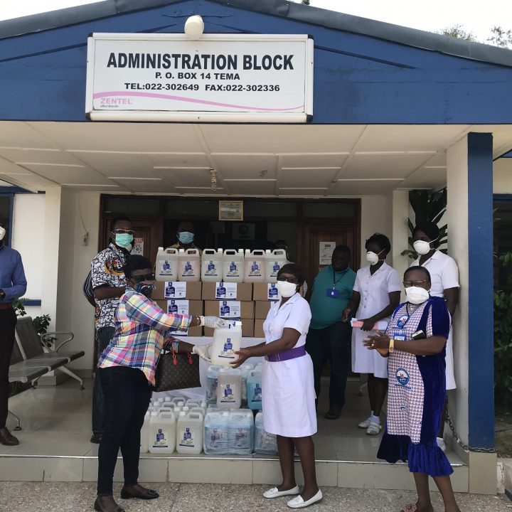 Management of GSA donates items  to Ridge and Tema General Hospitals to fight Covid-19