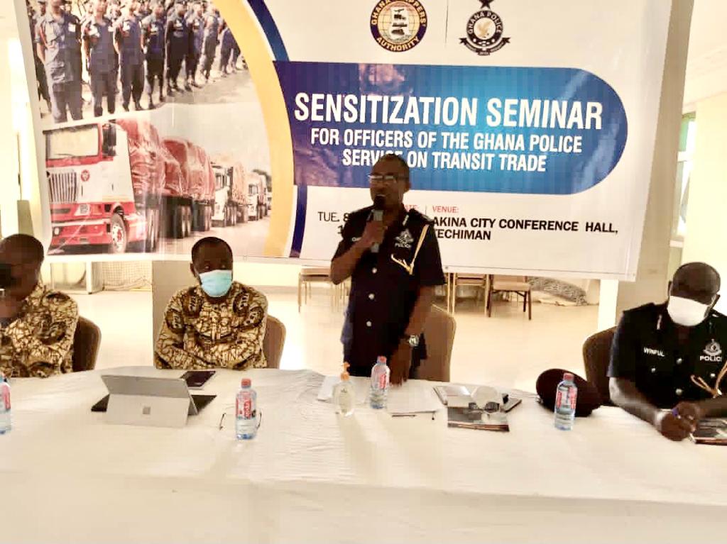 POLICE COMMAND IN THE BONO REGIONS COMMITS TO IMPROVING SECURITY OF GHANA ‘S TRANSIT CORRIDORS