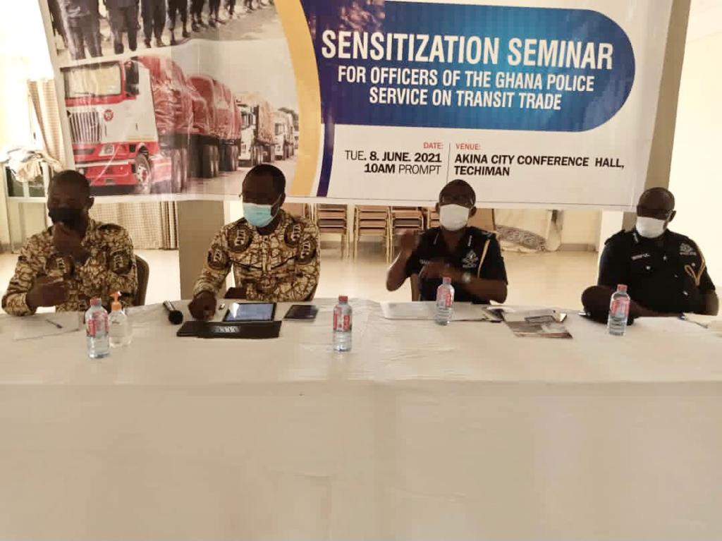 POLICE COMMAND IN THE BONO REGIONS COMMITS TO IMPROVING SECURITY OF GHANA ‘S TRANSIT CORRIDORS
