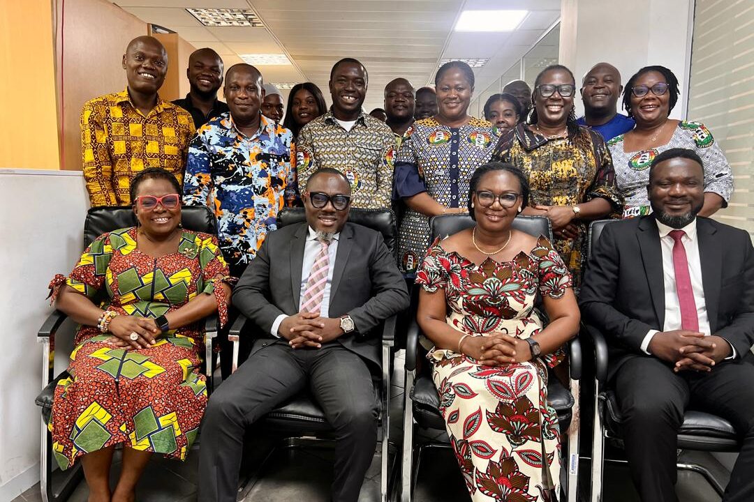 Prof. Gyampo interacts with staff of the Eastern Zonal Office of the Ghana Shippers’ Authority