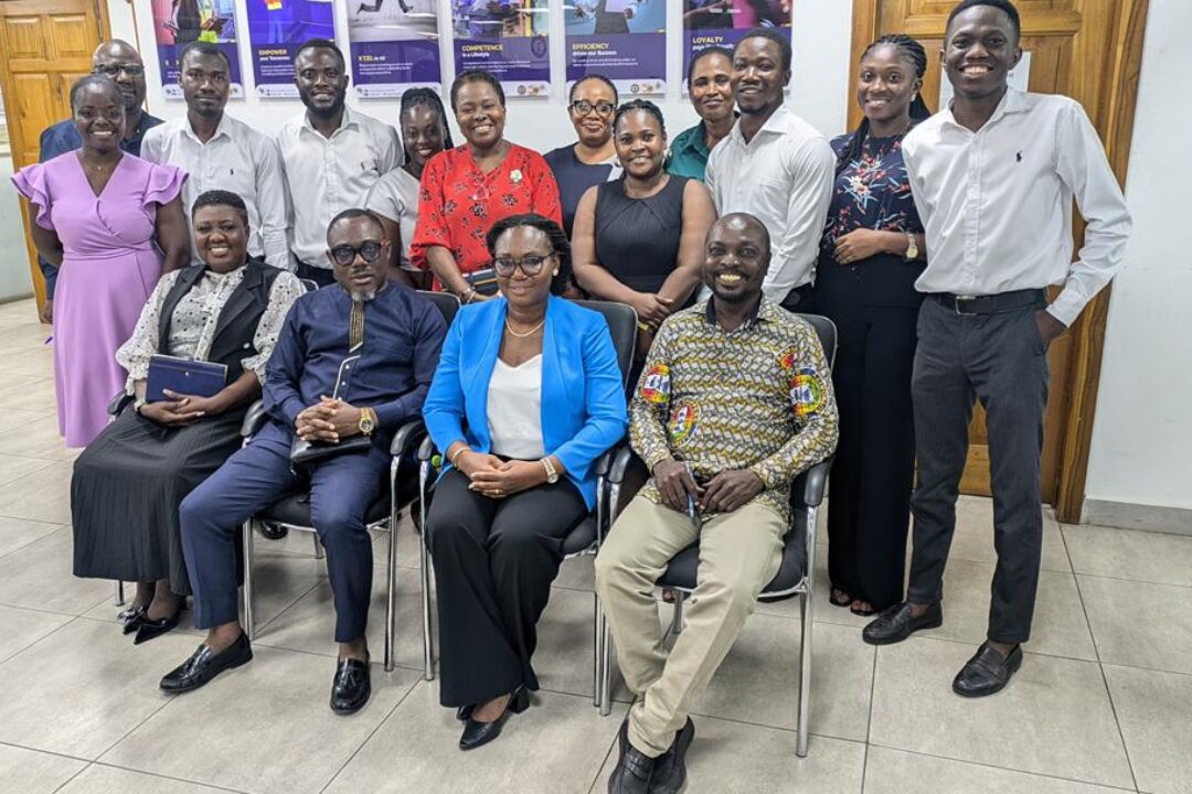 CEO, Prof. Ransford Gyampo Meets with Staff of the Middle Zone