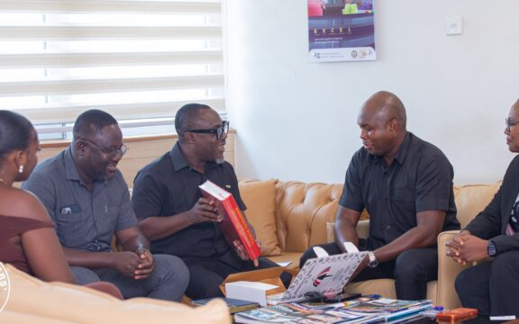 Prof Gyampo Receives NDC Manifesto Scroll