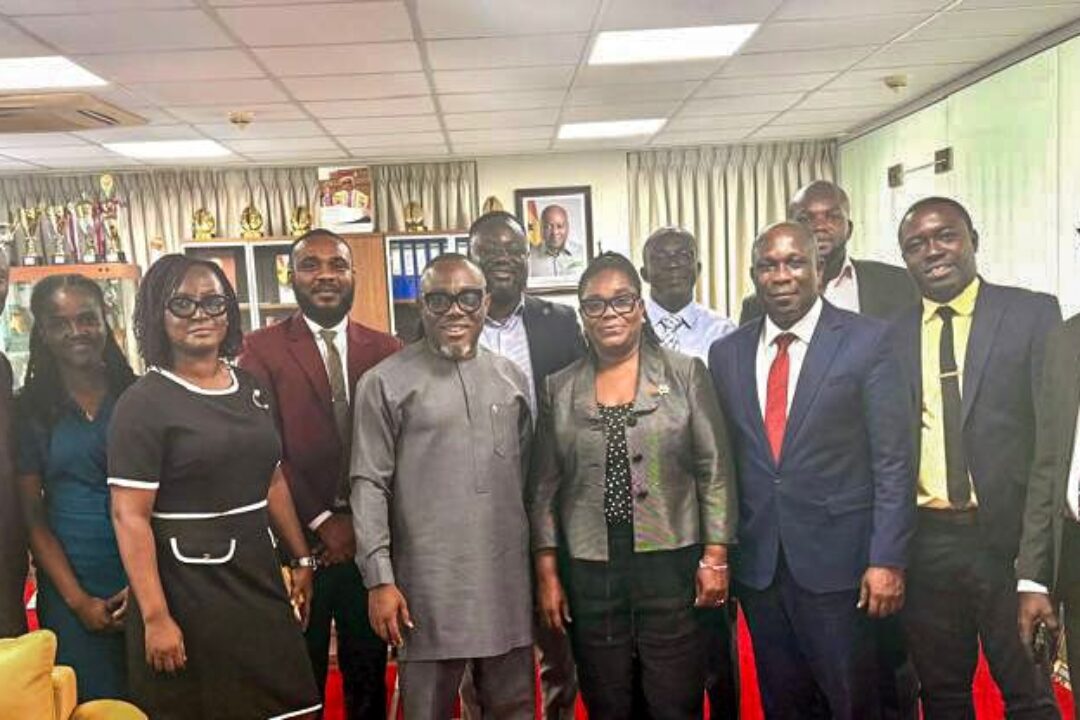 Prof. Ransford Gyampo Meets with Service Charge Collection Team to Boost Revenue and Compliance